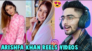 Reaction on Arishfa Khan Latest Reel Videos 2022  Chanpreet Chahal [upl. by Lorelle8]