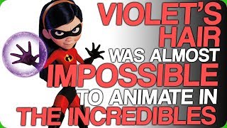 Violets Hair was Almost Impossible to Animate in The Incredibles [upl. by Sissy]