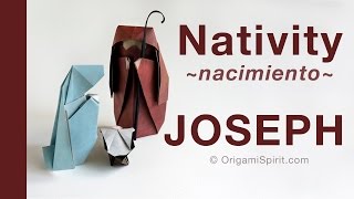 How to Make a Christmas Nativity JOSEPH  Pesebre para Navidad JOSÉ [upl. by Fenny]