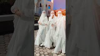 White 🤍 Abaya collection vocalsonly nasheed muslimah abaya muslimahstyle hijab hijabstyle [upl. by Akcired]