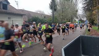 Semimarathon la grande course du grand Paris 27102024 Départ SAS 1 [upl. by Meehar]