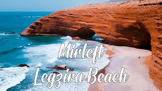 Une excursion dans la ville de Mirleft avec sa magnifique plage Legzira beacmarocroadtrip [upl. by Ettellocin]