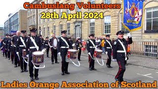 Ladies Orange Association of Scotland  Cambuslang Volunteers [upl. by Keram344]