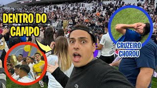 REACT DENTRO DO CAMPO NA FINAL DA COPINHA  CORINTHIANS 1x0 CRUZEIRO [upl. by Aihseyn834]