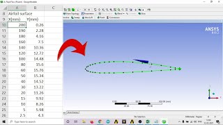 How to import Airfoil coordinates to ANSYS Fluent Design Modeler [upl. by Columbine]