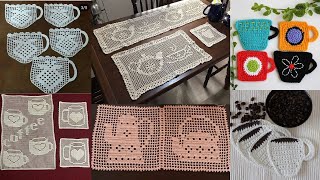 dantel masa crochet patterns with tea time ideas [upl. by Rufus]