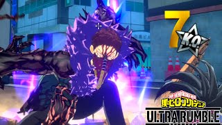 Max Aura Overhaul SOLO CLUTCH  7 KOs 5000 Damage  My Hero Ultra Rumble [upl. by Mlawsky]