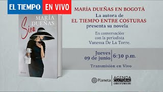 María Dueñas autora de la célebre novela El tiempo entre costuras llega a Colombia  El Tiempo [upl. by Nickey59]