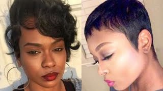 10 Beautiful Pixie Haircuts amp Bomb Short Hairstyles for Black Women [upl. by Nnaul]