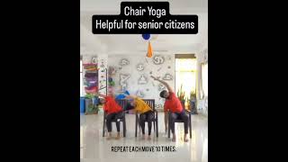 Chair yoga for senior citizens [upl. by Dolloff]