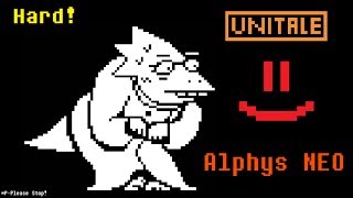 Unitale Vs Alphys NEO  Alphys Takes Action Excellent [upl. by Ecneps240]