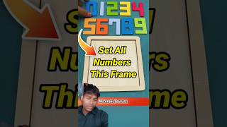 Set All numbers in this frame mini wood toywood working art skillshand craft ideas shorts [upl. by Eilrebmik]