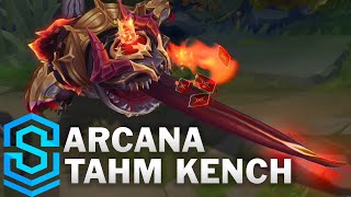 Arcana Tahm Kench Skin Spotlight  PreRelease  League of Legends [upl. by Meelak]