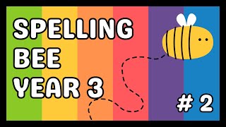 Spelling Bee Practice for Kids  Practice Video 2 [upl. by Ausoj71]