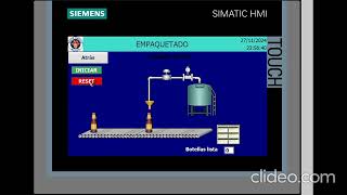 Ejercicio 3 Llenado de Six Pack con HMI en TIA PORTAL [upl. by Ettezzus584]