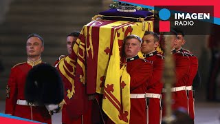 El féretro de Isabel II ha llegado al palacio de Westminster [upl. by Reppart]