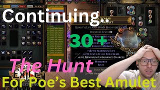 Poe 325 Part 2Crafting The Infamous 30 Mirror Amulet Amazing Progress [upl. by Mcdade]