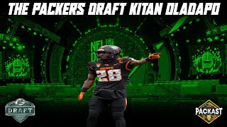 The Packers Draft Kitan Oladapo Reaction amp Breakdown [upl. by Bruns382]