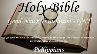 English Audio Bible  Philippians COMPLETE  Good News Translation GNT [upl. by Karlyn]