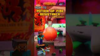 How To Make The Potion of Fire Resistance  NonAlcoholic Minecraft Drink  potions minecraft [upl. by Omland]