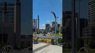 Sariyer Park 360° facing south  fountain greenspaces fountain istanbul travel [upl. by Oinotna818]