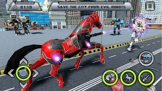 Car Robot Transformation Game  Horse Robot Games By Game Scapes Inc Gameplay HD [upl. by Euqinimod920]