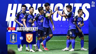 HIGHLIGHTS  BG PATHUM UNITED 71 SUKHOTHAI FC  THAI LEAGUE 202324 MATCHWEEK 21 [upl. by Whiteley99]