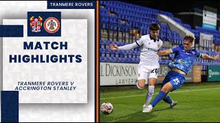 Match Highlights  Tranmere Rovers v Accrington Stanley BSM Trophy [upl. by Aniles]