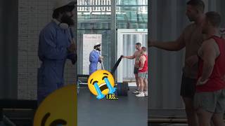 Prank on gym boy 🤯 part 2 💞 shorts prank reaction viral trend [upl. by Theola561]