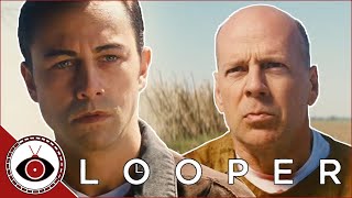 Bruce Willis Goes Back in Time to Kick Self in Nuts  Looper 2012  Charity Moviethon [upl. by Zebaj867]