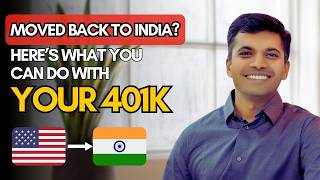 Moving to India 5 BEST Options for 401k Funds  NRI  R2I [upl. by Renckens]