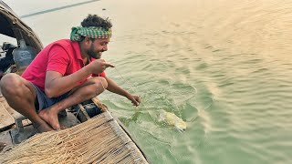 মাতলা নদীতে বরশি ফেলেসুন্দর এক মনোরম পরিবেশে দারুন রান্নাবান্না করে খেলাম [upl. by Emyam653]