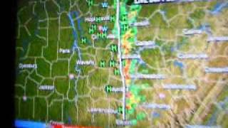 Severe Storms In Nashville TN Tornado sirens [upl. by Varien729]