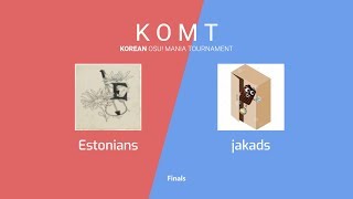 Korean osu mania Tournament Finals  Estonians vs jakads [upl. by Sallee341]