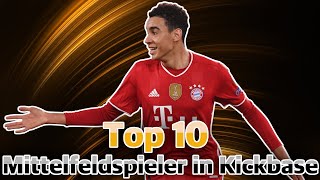 Die besten Mittelfeldspieler in Kickbase  Top 10 Ranking I Kickbaseking [upl. by Hales788]