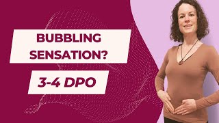 Bubbling sensation at 4 DPO [upl. by Brit]