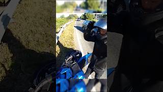 First Time Rider Crashes Motorcycle On First Ride  KidSwifty [upl. by Priest832]