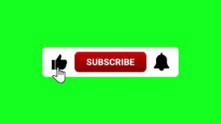 subscribe like share animation green screen footage  4K footages  GreenScreen Vfx [upl. by Noemys830]