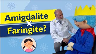 Dor de garganta e amígdalas inflamadas Conheça os tipos de amigdalite [upl. by Ahidam]