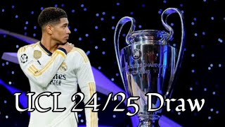 Champions League Draw 202425 [upl. by Manella621]