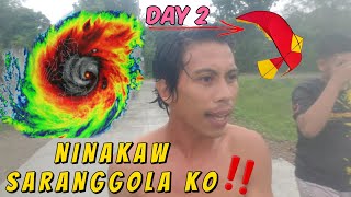 NINAKAW SARANGGOLA KO BAGYONG CARINA VS SARANGGOLA buwis buhay [upl. by Charley]