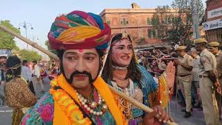 Glimpses of Gangaur festival 2019 full story  festival of Rajasthan  Jaipur Gangaur festival [upl. by Adlihtam]