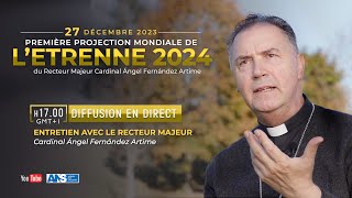 PREMIÈRE PROJECTION MONDIALE DE L ETRENNE 2024 du Recteur Majeur Cardinal Ángel Fernández Artime [upl. by Leeke359]