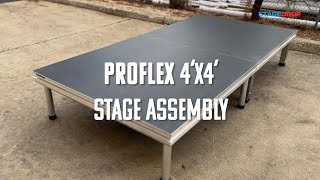 ProFlex 4x4 Portable Stage Unit Assembly [upl. by Hawley]