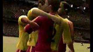 Fifa 2007 Galatasaray vs Fenerbahce [upl. by Rexford120]