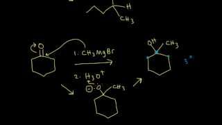 Synthesis of alcohols using Grignard reagents I  Organic chemistry  Khan Academy [upl. by Eniahs]