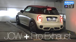 2016 MINI JCW Pro Exhaust  pure SOUND 60FPS [upl. by Berard]