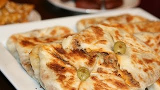 Rghaif Farci à la Viande  Beef Stuffed Rghaif  رغايف بالكفتة [upl. by Namrej]