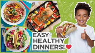 Easy Healthy Dinner Recipes Quick and Delicious Family Meals 🥦🐟🌮 [upl. by Rawna80]