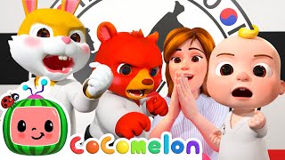 Learn Taekwondo Song  CoComelon Animal Time  Learning with Animals [upl. by Niuqram]